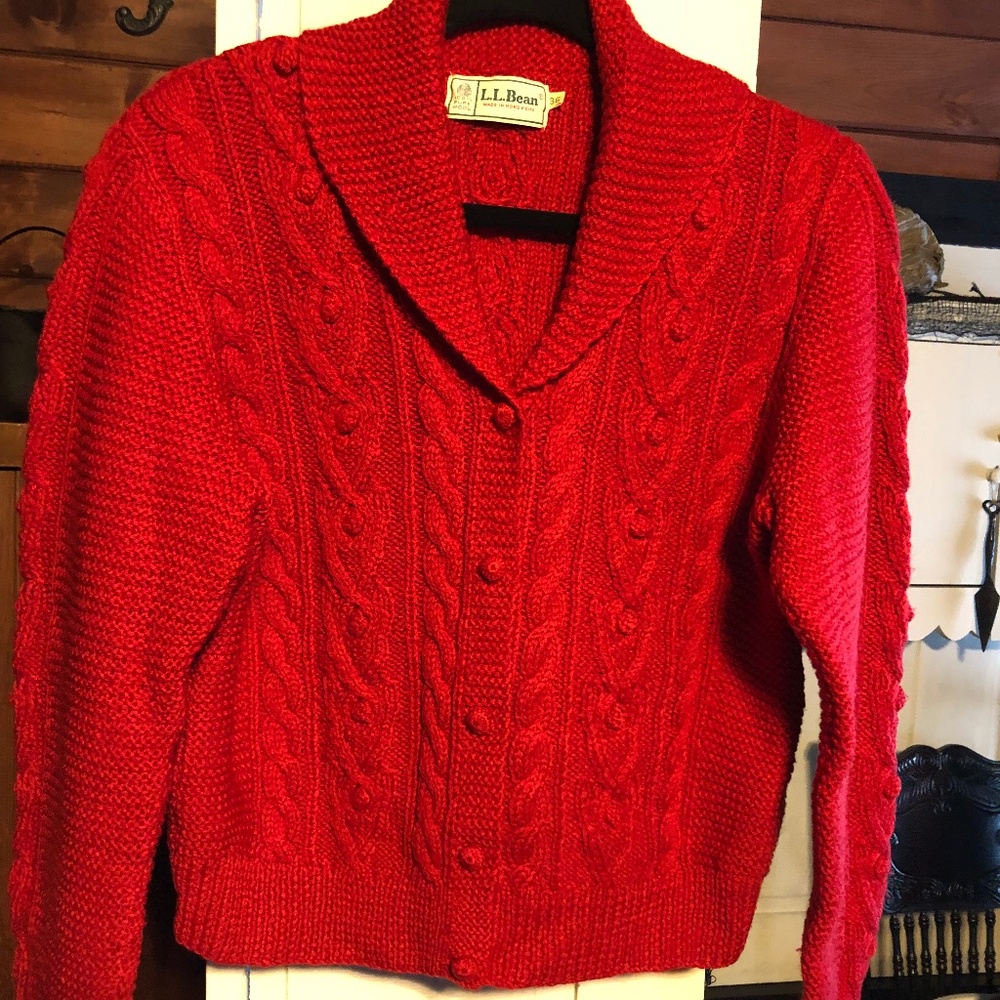 L.L. BEAN 100% WOOL SWEATER XL